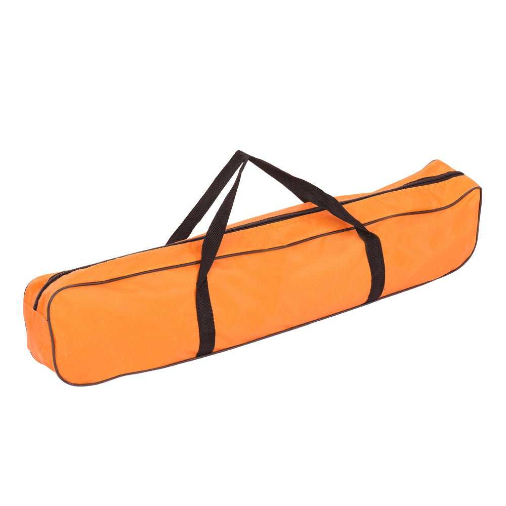 Lightweight orange waterproof camping dome tent set up outdoors for backpacking