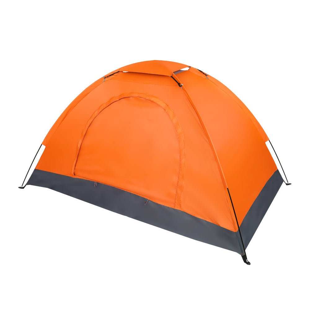 Lightweight waterproof camping dome tent for one person with fast setup and durable design