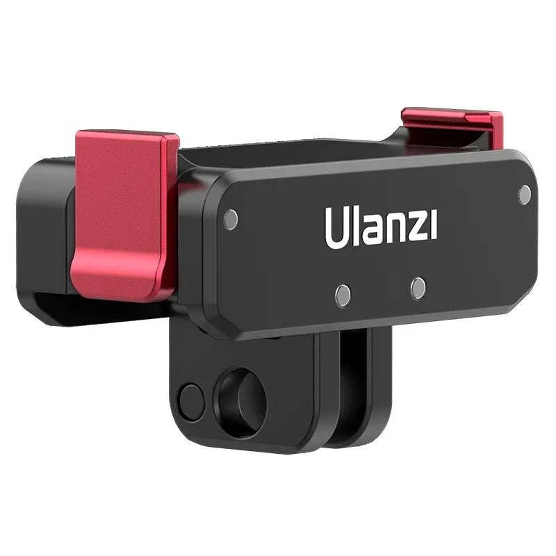Ulanzi OA-11 Dual Interface Folding Base aluminum mount for DJI Action 3 camera accessory