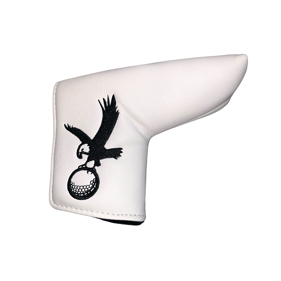 Eagle Blade Putter Cover in PU leather with waterproof magnetic snap and velvet lining
