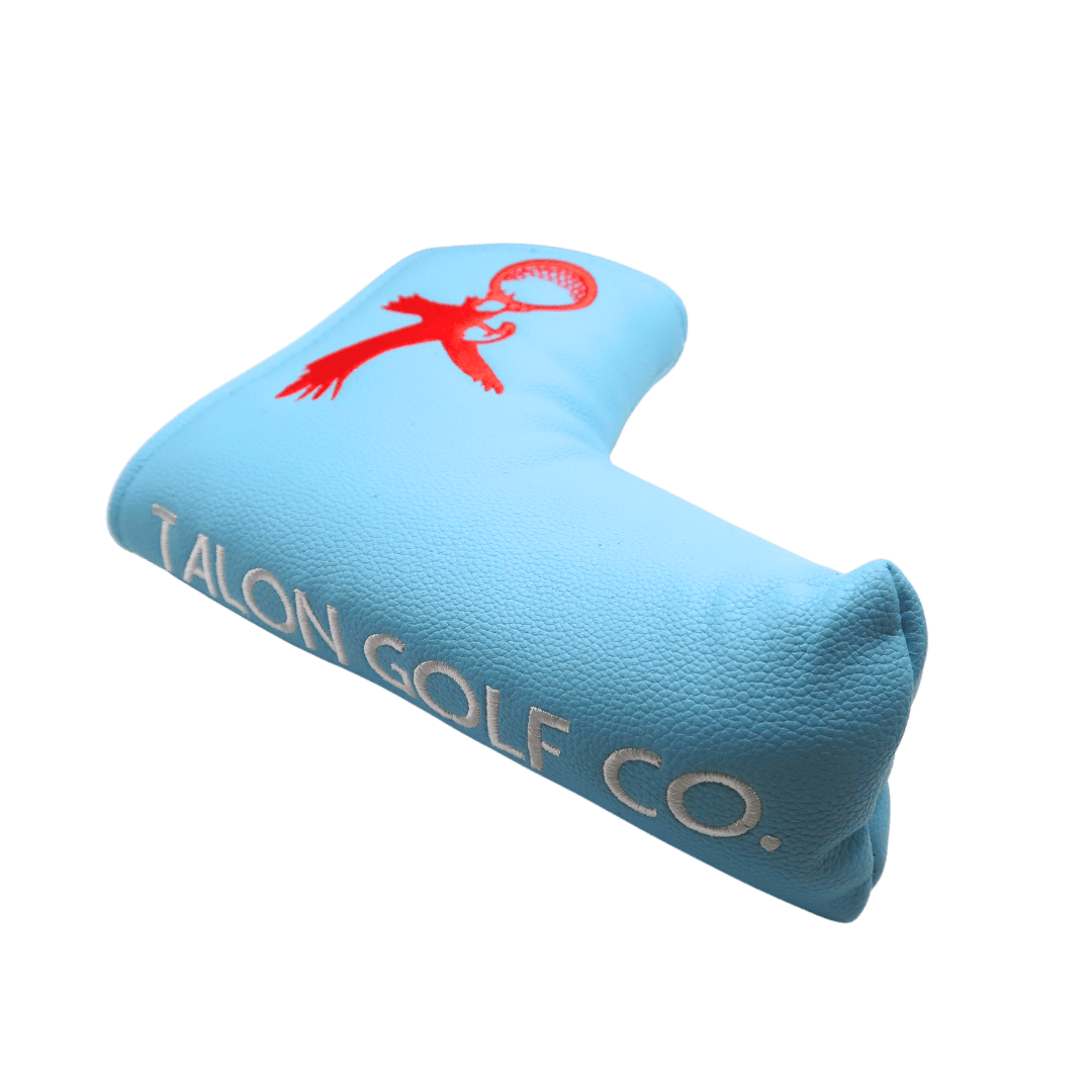 Eagle Blade Putter Cover in PU leather with waterproof, magnetic snap and velvet lining for blade putter protection