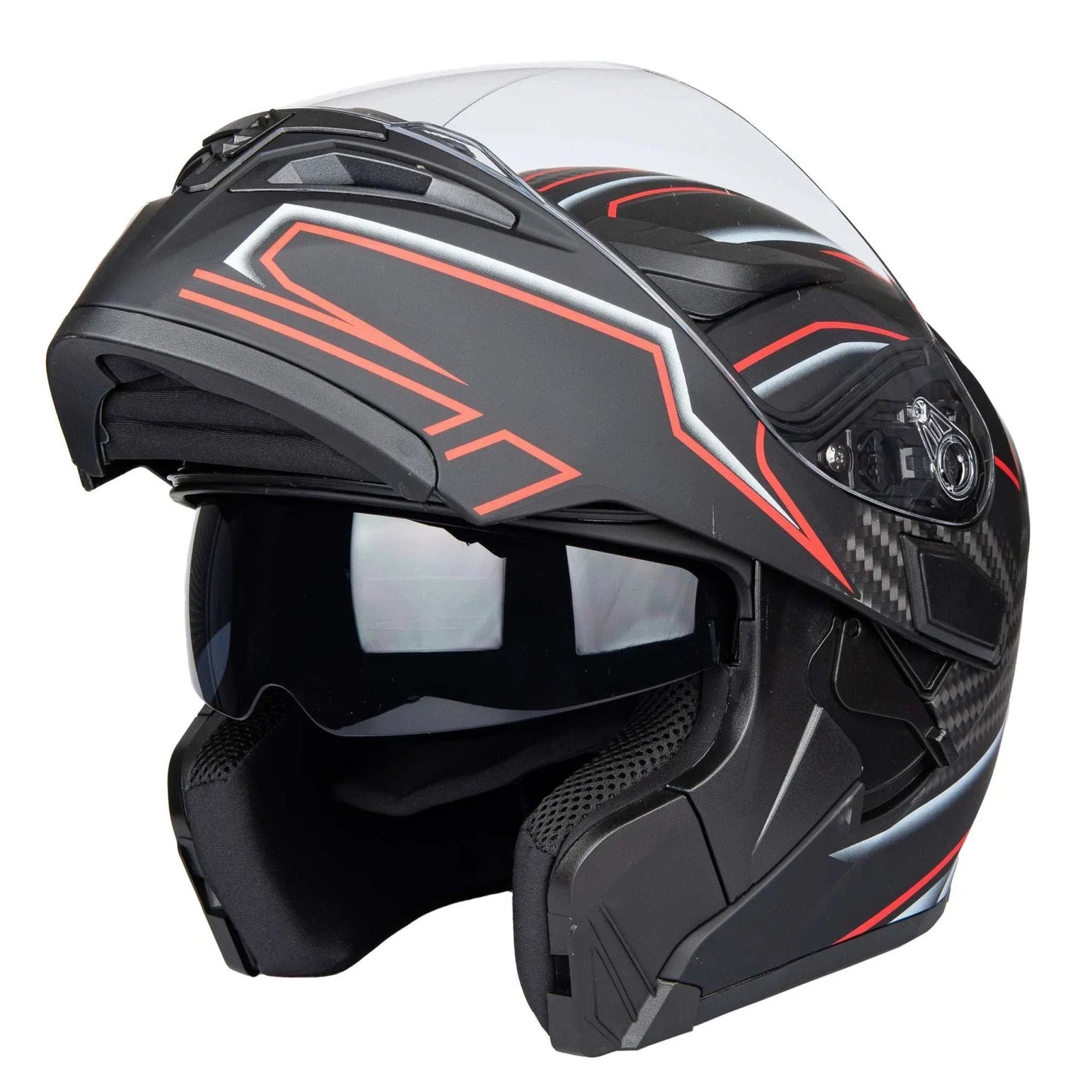 ECE Approved Modular Flip Up Motorcycle Helmet With Dual Sun Visor - Mach Z Country LLC