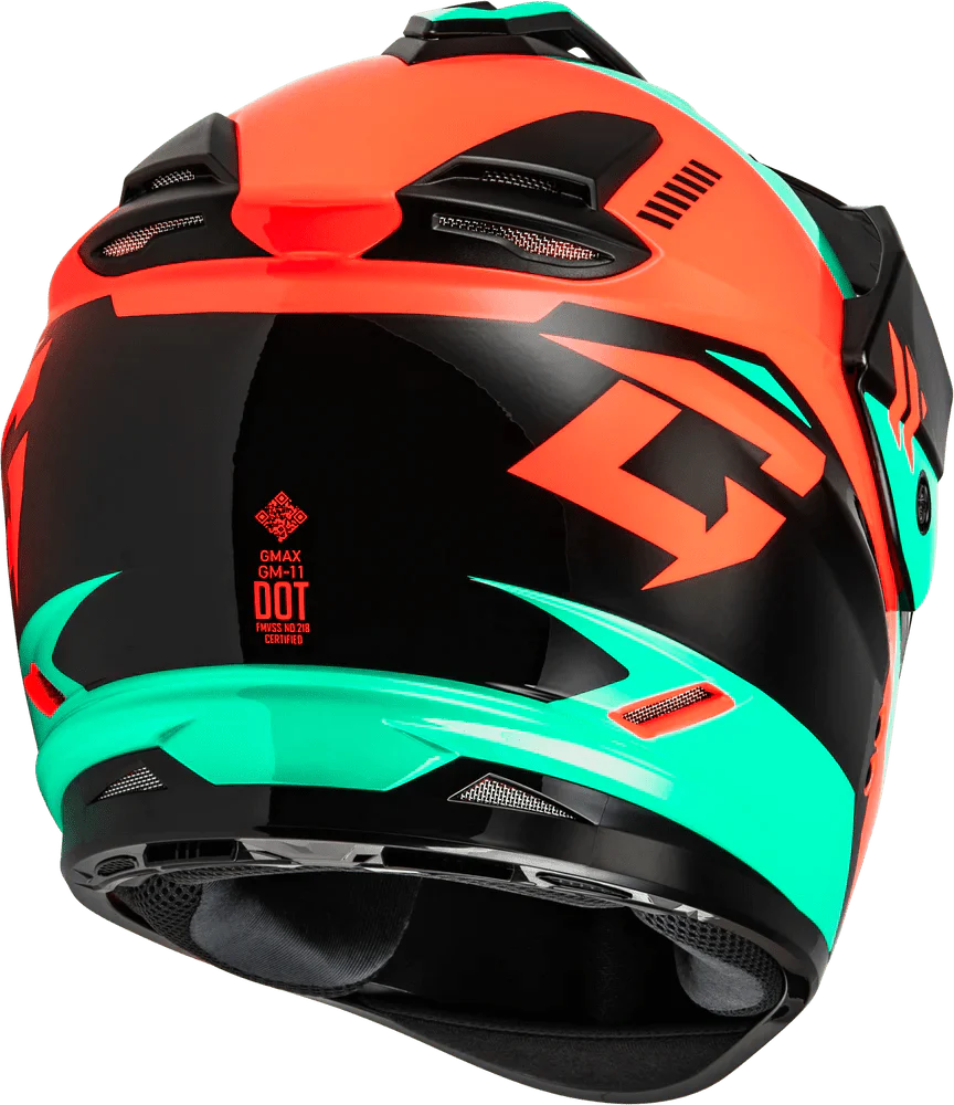 Gmax GM-11S Ronin Snow Helmet with electric shield and cold-weather features for dual-sport riding