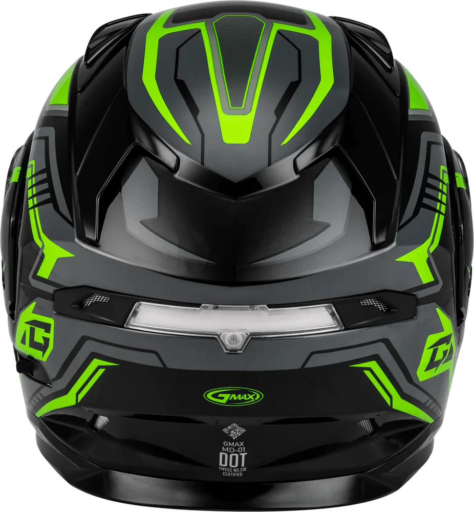 Gmax MD-01S Transistor Modular Snow Helmet with LED rear light and anti-fog dual lens shield