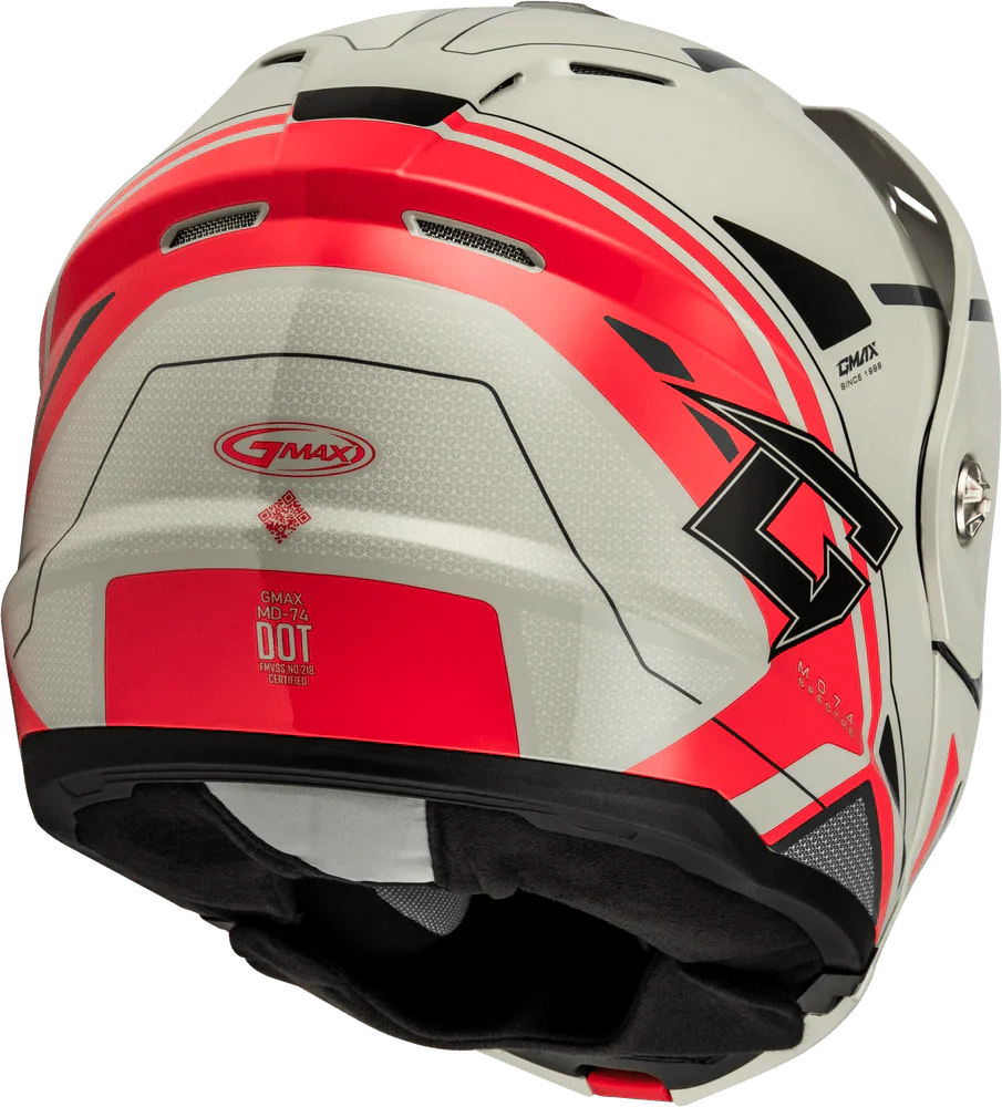 Gmax MD74S Spectre Snow Helmet with electric shield and modular flip-up design for winter safety and ventilation