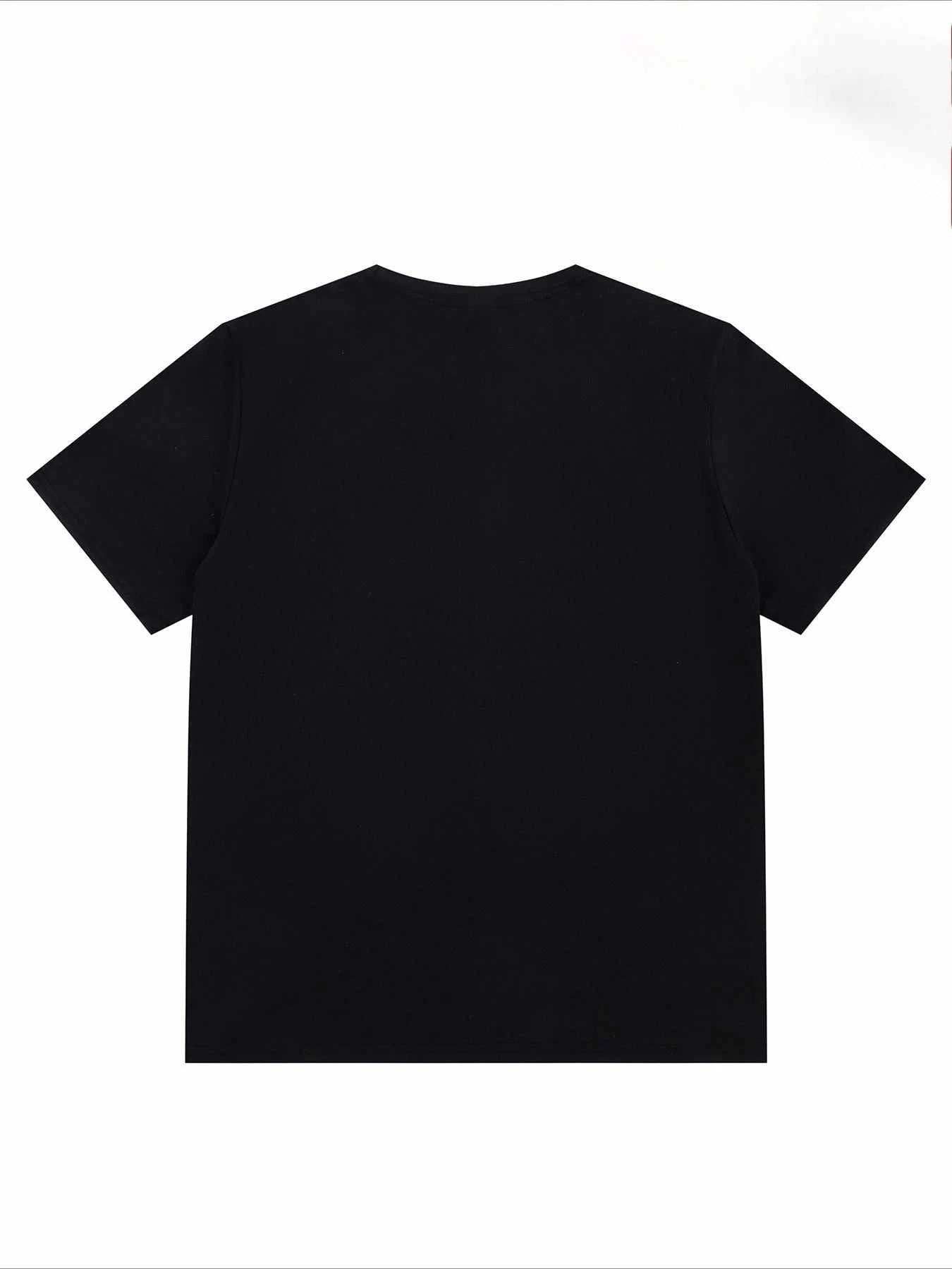 Graphic tee with crown soccer jersey design in breathable cotton knit for all-season wear