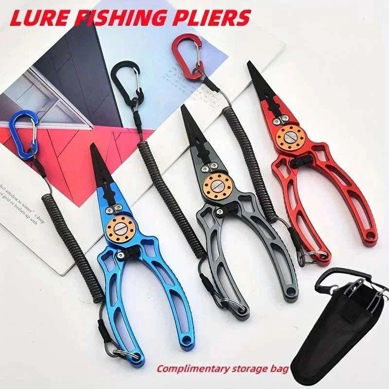 Hign Concerned Aviation Aluminum multifunctional fishing pliers and wire cutter with SS420 jaws and compact design