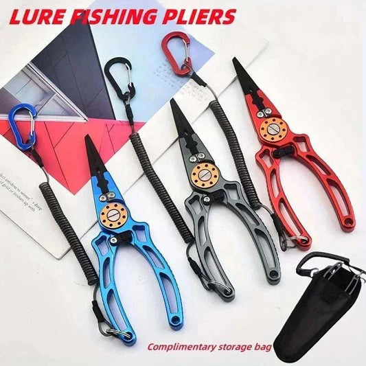 Hign Concerned Aviation Aluminum multifunctional fishing pliers and wire cutter with SS420 jaws and compact design