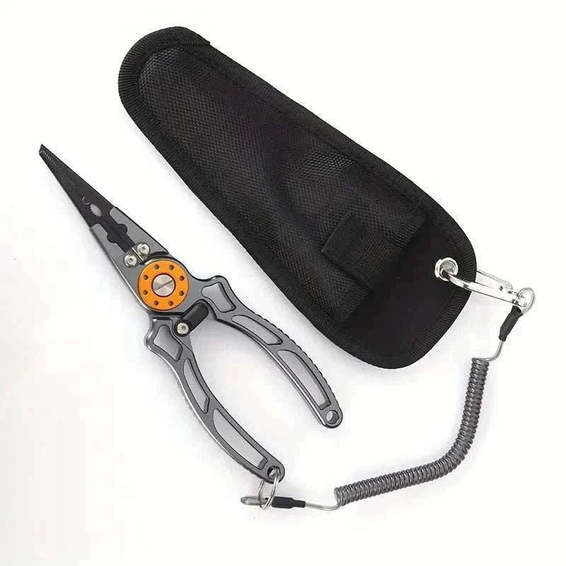 Hign Concerned Aviation Aluminum fishing pliers and wire cutter with SS420 jaw and compact design