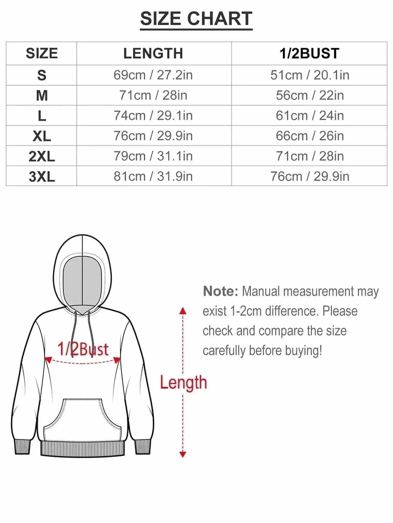 Unisex hoodies long sleeve cotton-polyester sweatshirt with hood and printed pattern for casual wear