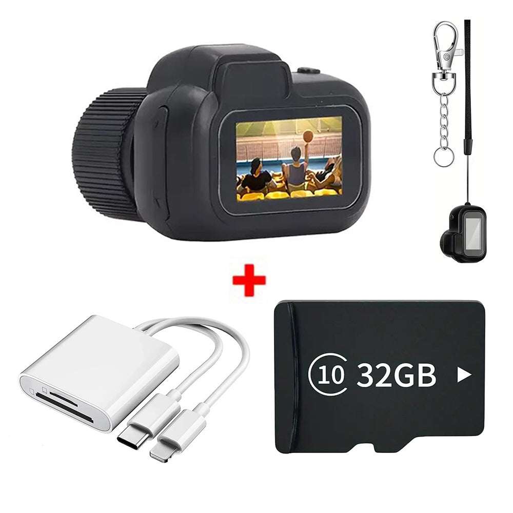 Keychain Camera 1080P Mini DV Camcorder With 32GB Card Reader - Mach Z Country LLC
