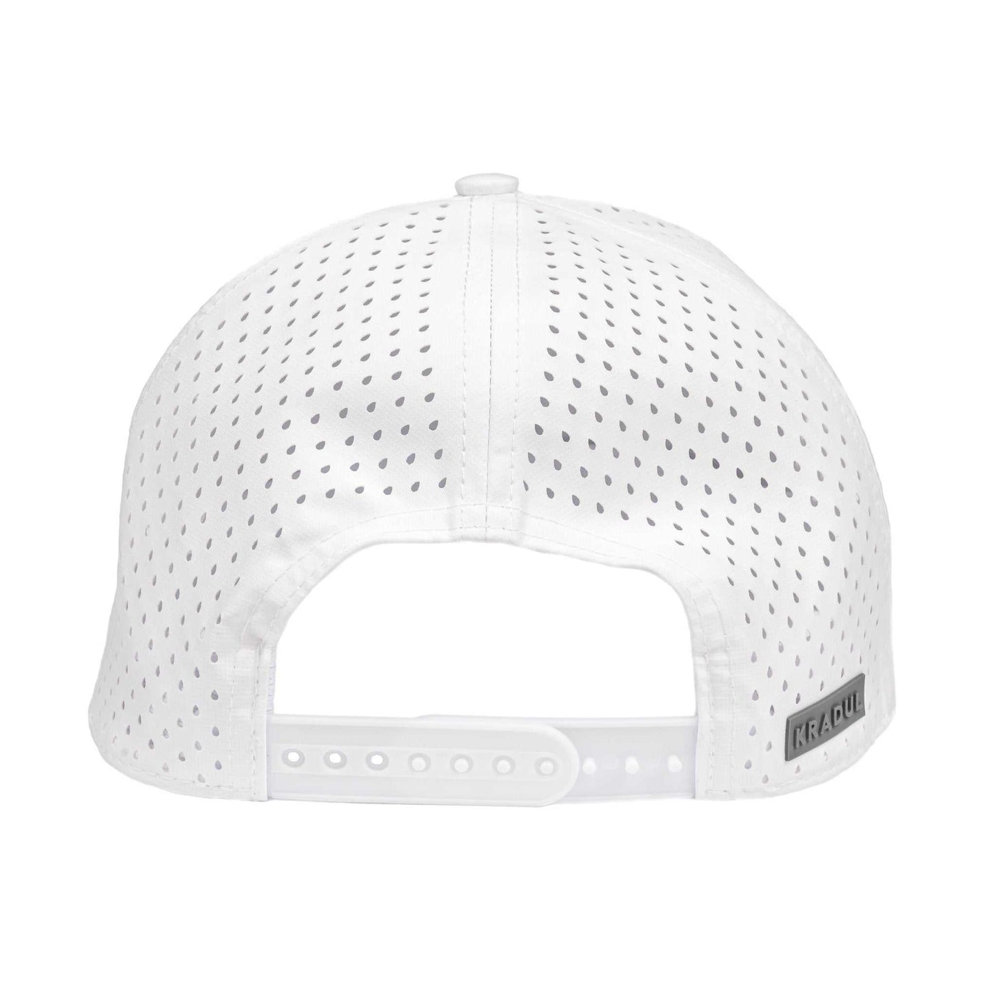 KRADUL Kap water-repellent snapback cap with breathable panels and moisture-wicking band for all-weather outdoor use