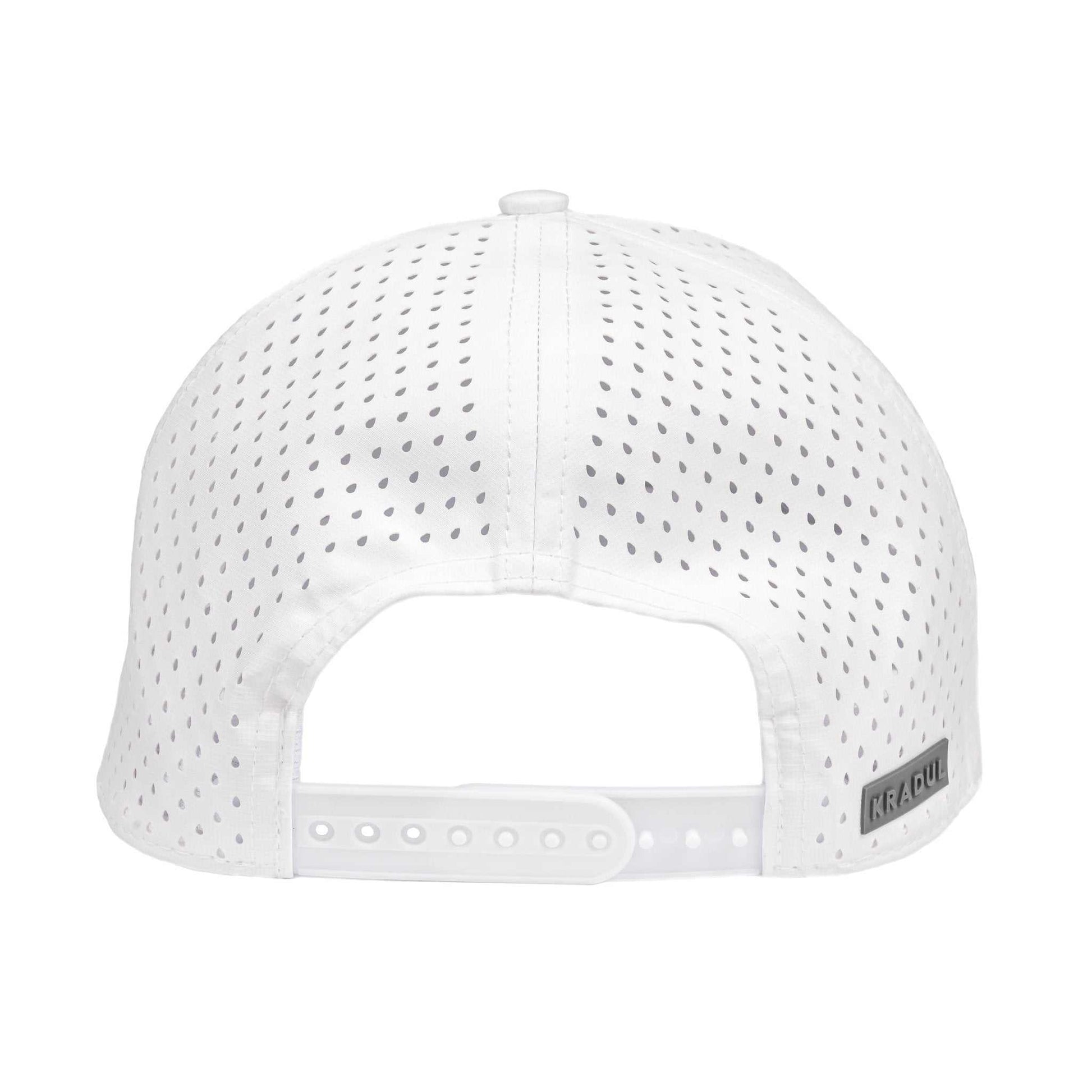 KRADUL Kap water-repellent snapback cap with breathable panels and moisture-wicking band for all-weather outdoor use