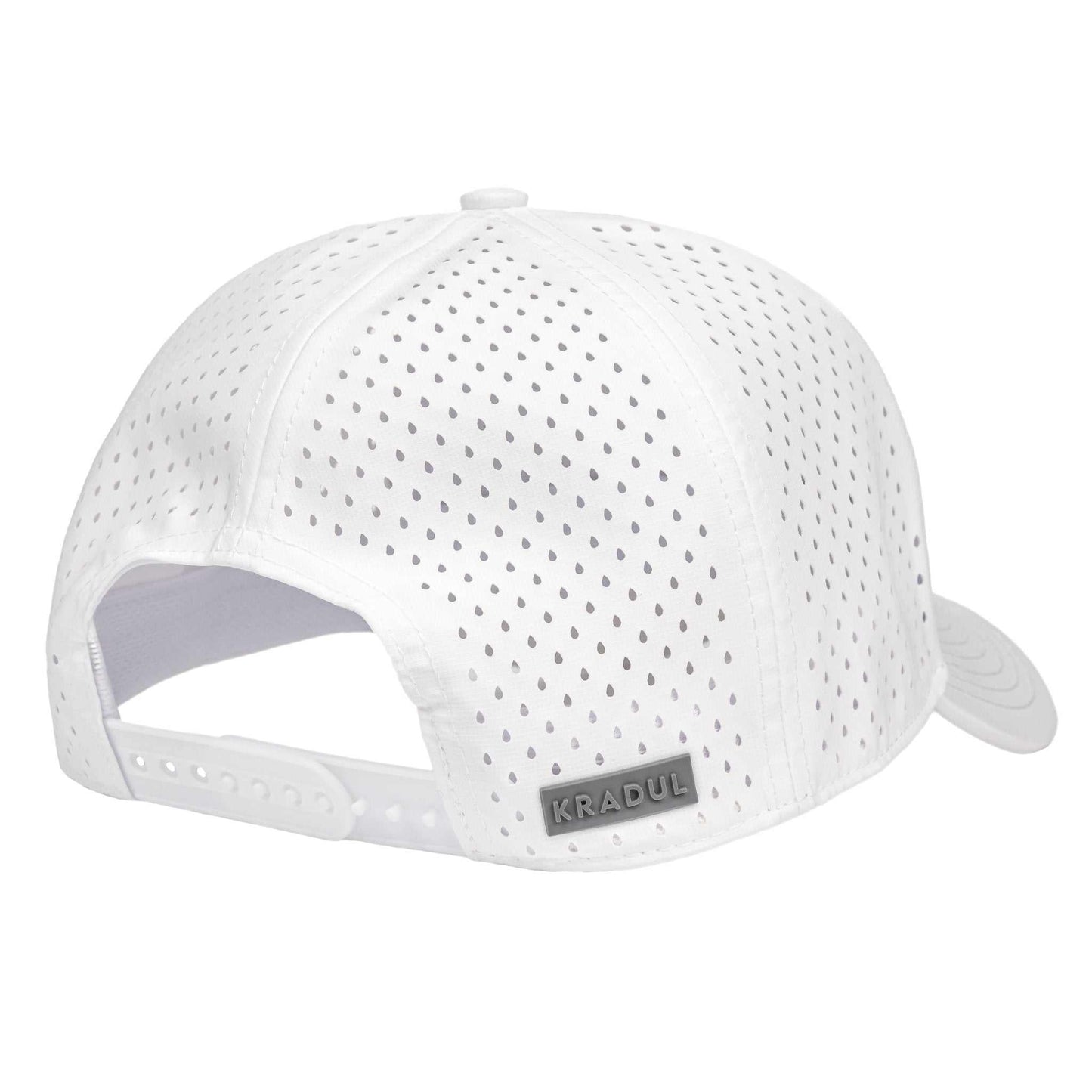 KRADUL Kap water-repellent snapback ball cap with breathable panels and moisture-wicking band for all-weather comfort