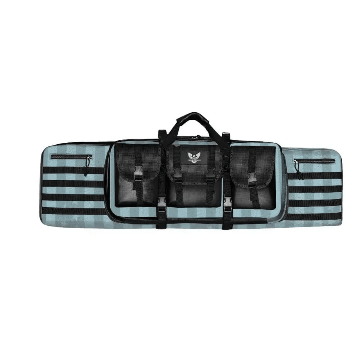 Lady Liberty Hybrid Rifle Case with dual rifle compartments and pistol pockets