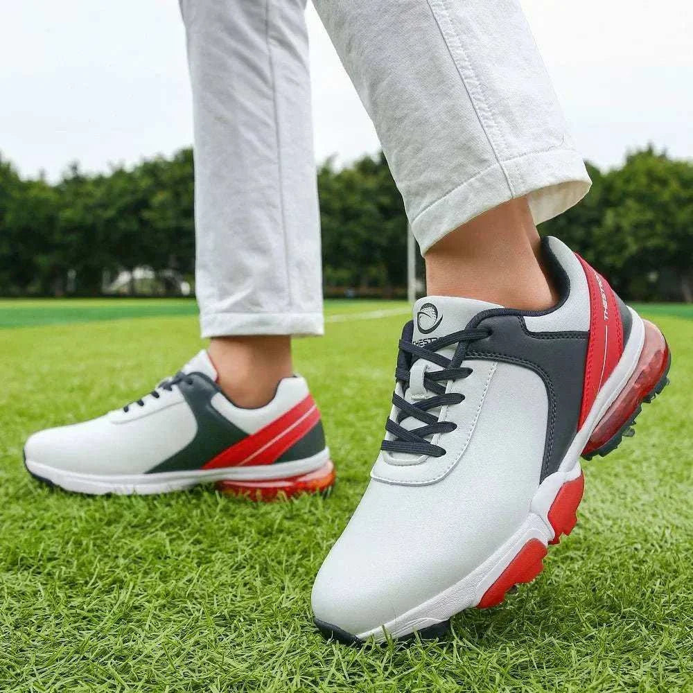 Men’s professional golf shoes with anti-slip rubber outsole and EVA insole for comfort and grip on the course