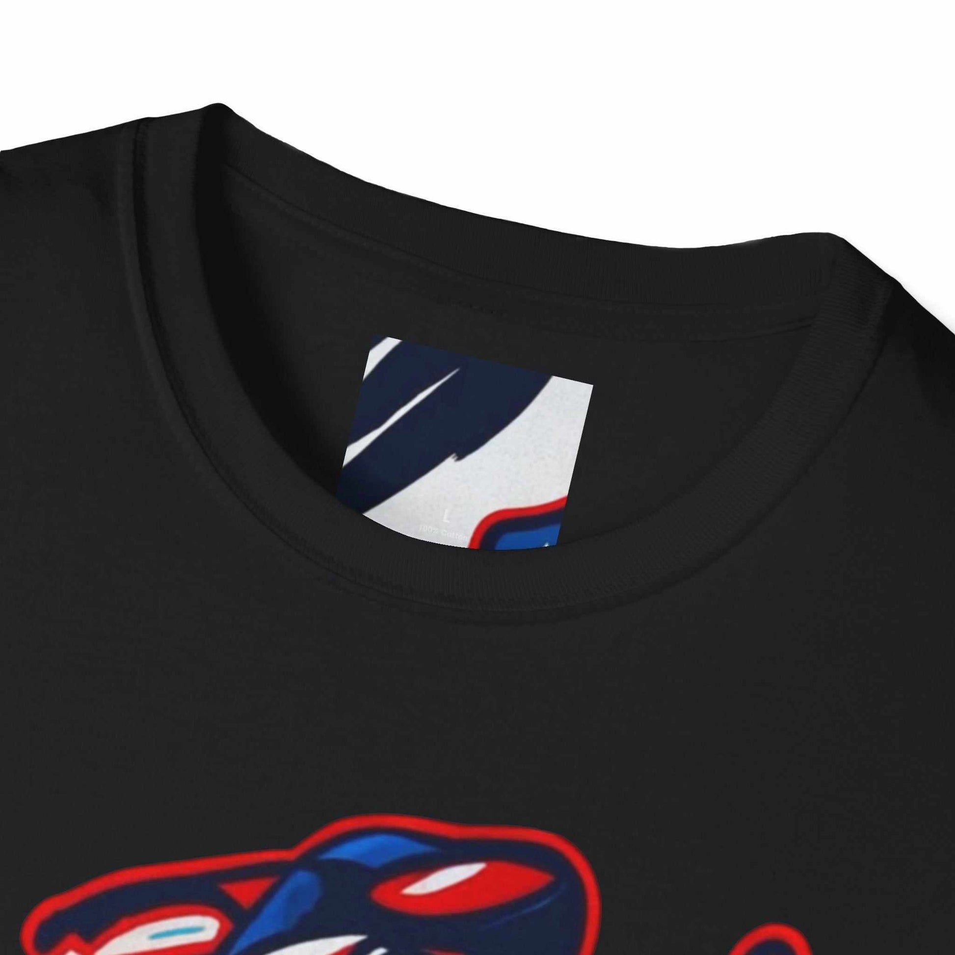 Mach Z Patriotic Ski Shield T Shirt with country graphic and size guide table