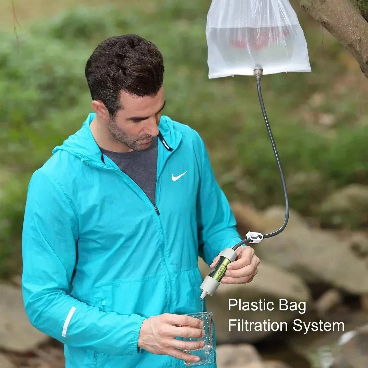 Miniwell L630 portable water filter for camping and survival kits with ultrafiltration membrane