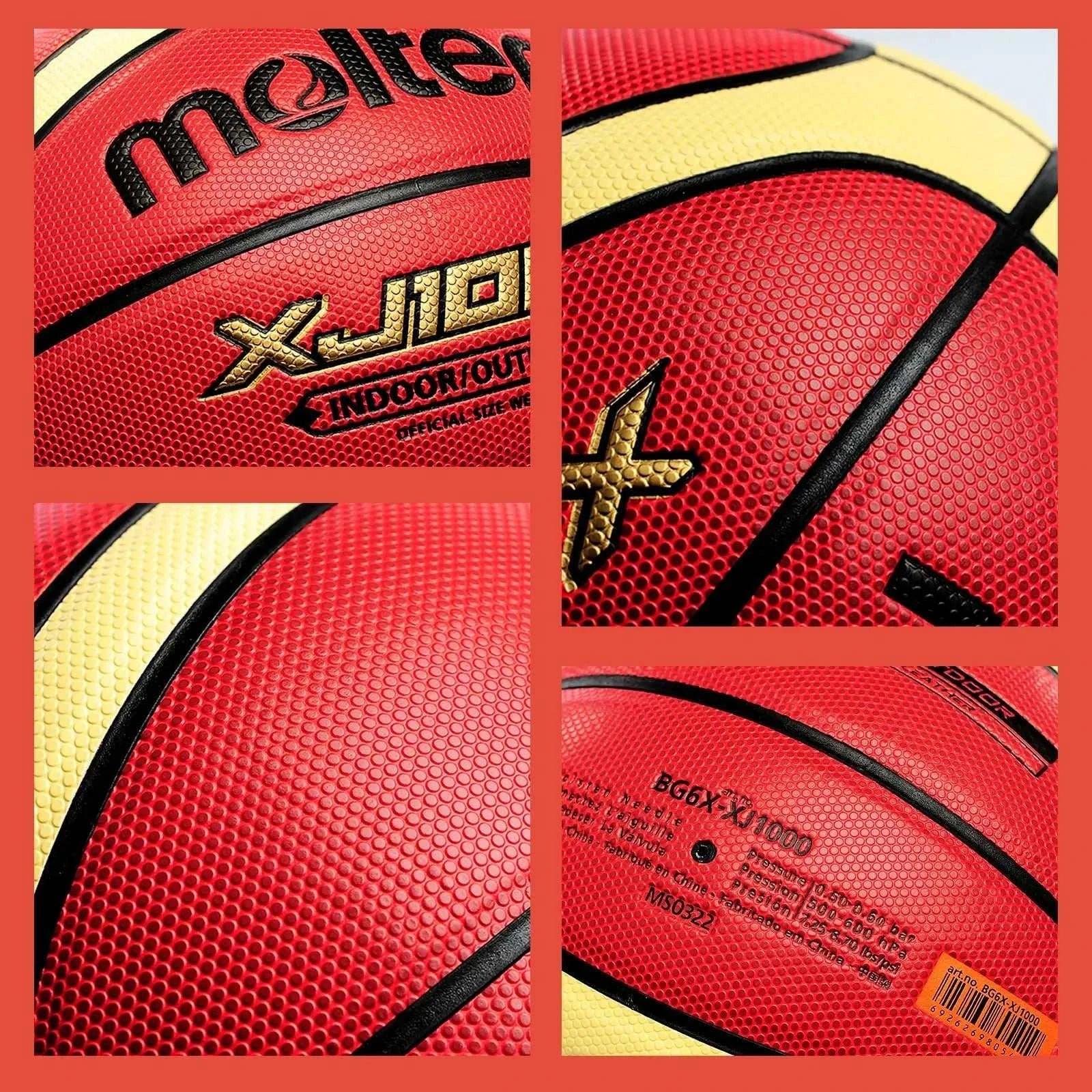 Molten XJ1000 Indoor Outdoor polyurethane basketball with textured grip and durable cobblestone skin