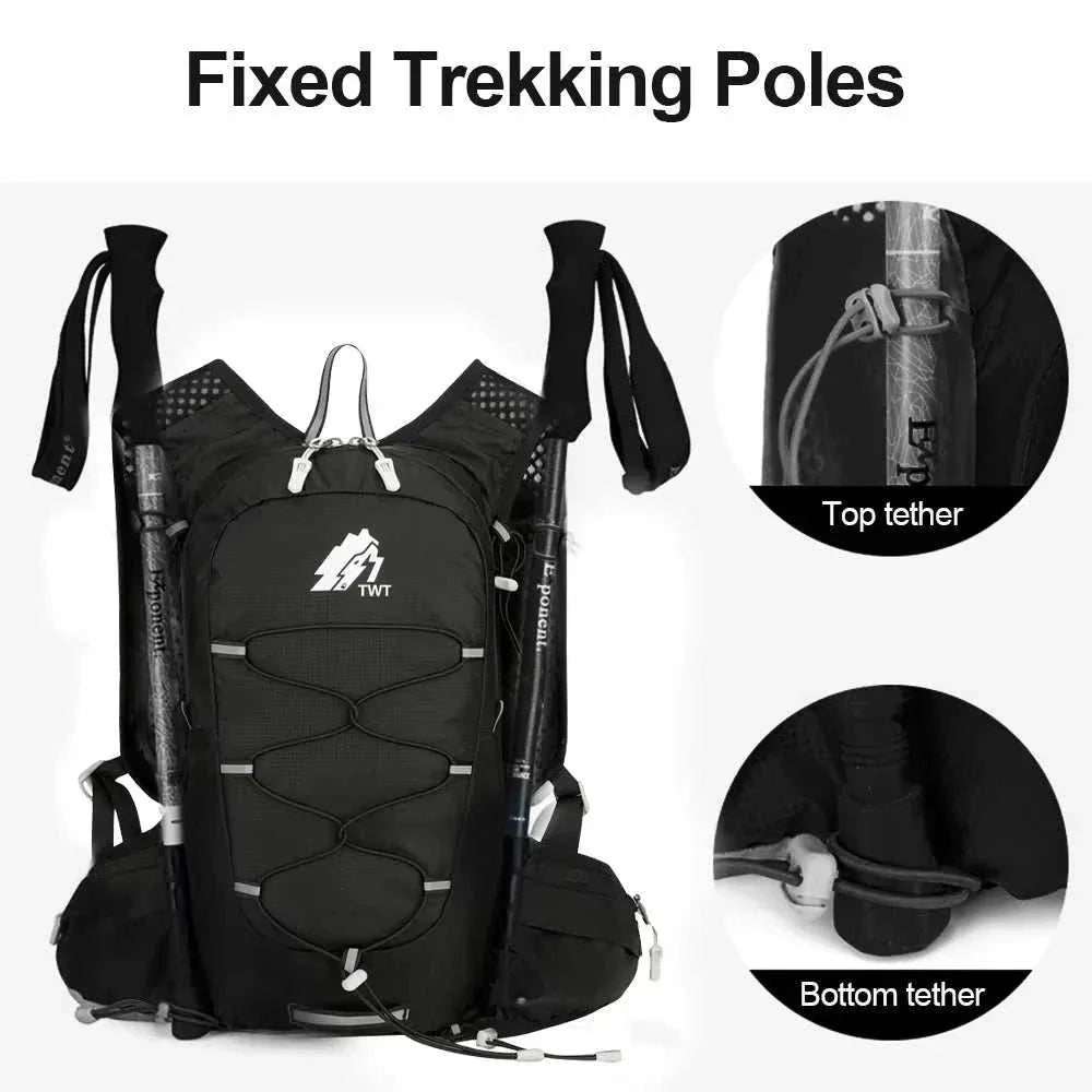 20L Outdoor Backpack NEWBOLER lightweight with reflective stripe and breathable mesh for trail running cycling and hiking