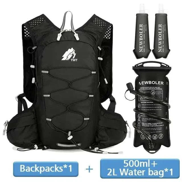 20L Outdoor Backpack NEWBOLER lightweight with reflective stripe and breathable mesh for trail running cycling and hiking