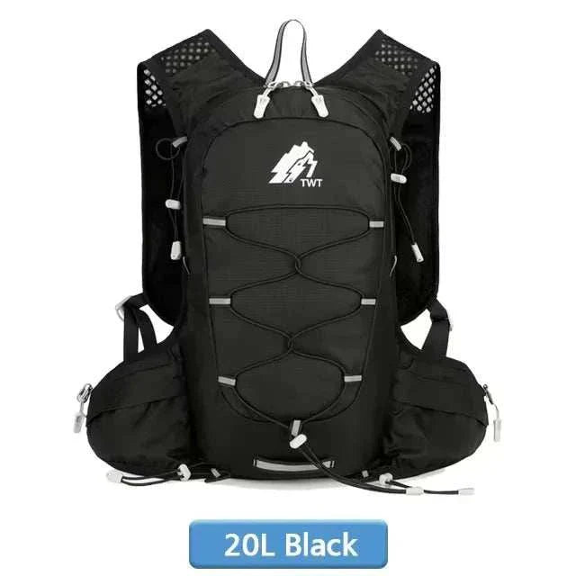 NEWBOLER 20L Outdoor Backpack lightweight with reflective stripe and breathable mesh for trail running hiking and cycling
