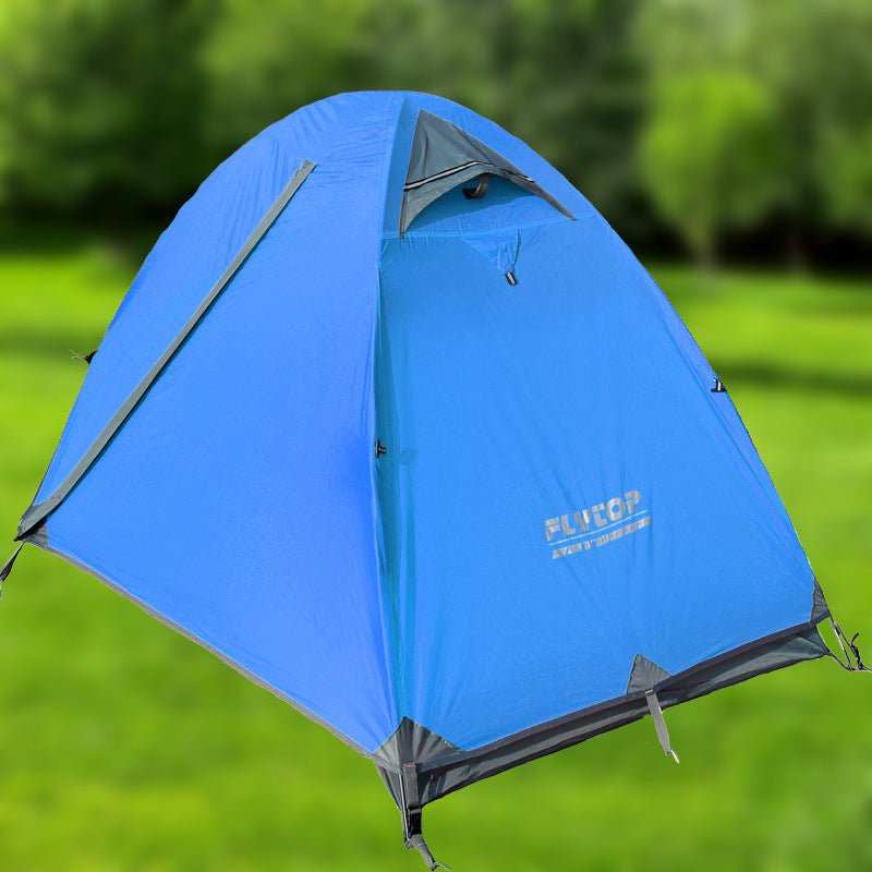 Outdoor camping tent rainproof ultra light double shelter designed for snowfields and windy conditions