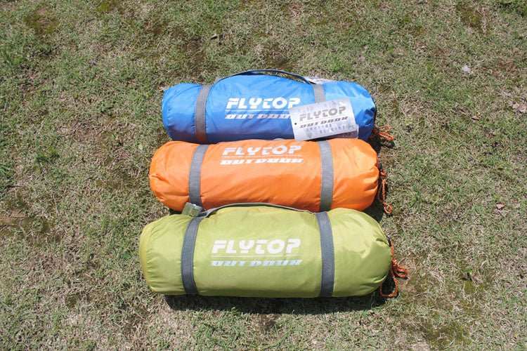 Ultra-light outdoor camping tent with rainproof Oxford cloth and double shelter design in snowy mountains