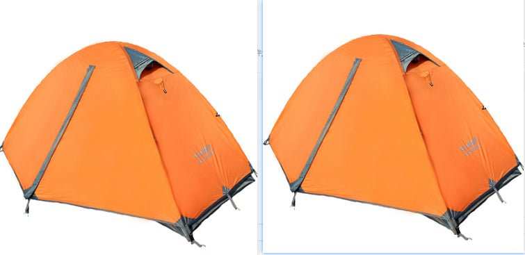 Ultra-light outdoor camping tent with rainproof Oxford cloth and double shelter design for snowfield and mountain use