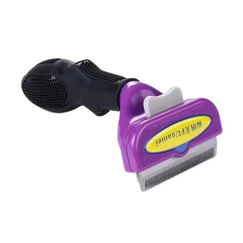 Pet Hair Removal Comb for cats and dogs with dual hair-length heads and multiple sizes for gentle grooming and shedding reduction