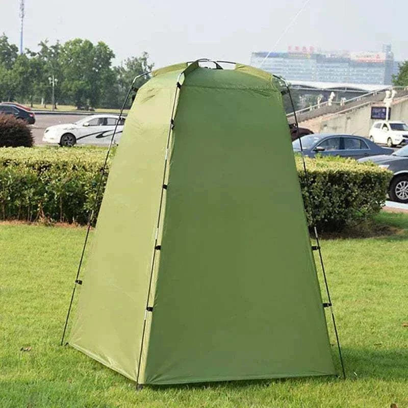 Portable privacy shower tent for outdoor camping and beach use