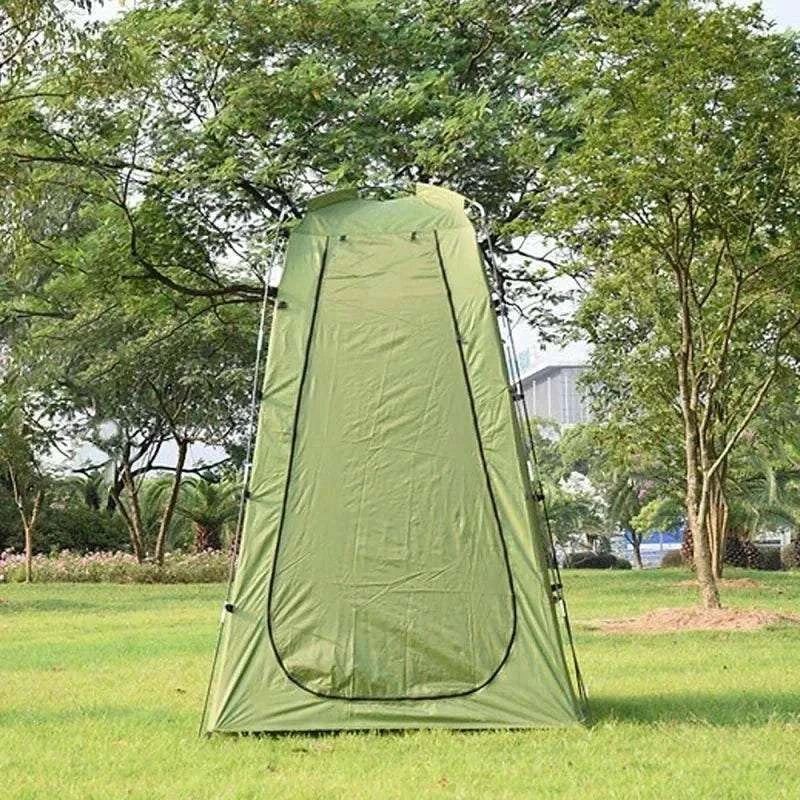 Portable privacy shower tent for camping and beach outdoor use