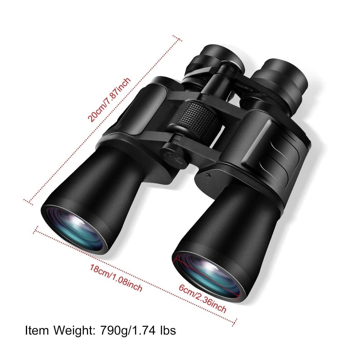 Portable zoom binoculars with FMC lens for bird watching showing compact design and clear magnified view