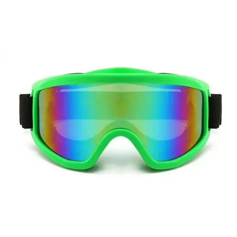 Windproof protective glasses for motorcycles and outdoor sports with elastic strap and durable lenses