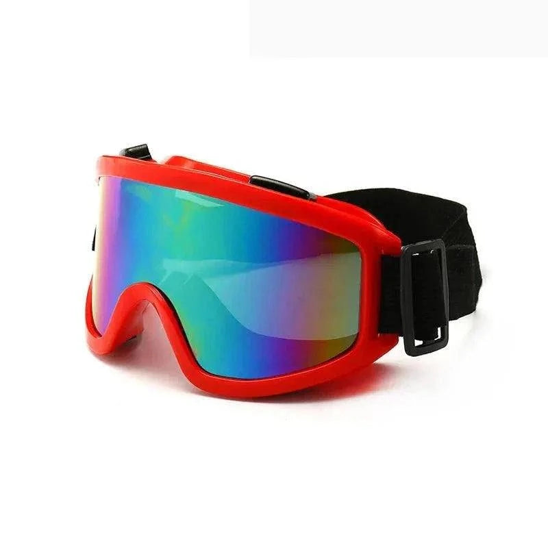 Windproof protective glasses for motorcycles and outdoor sports with durable frame and clear lenses