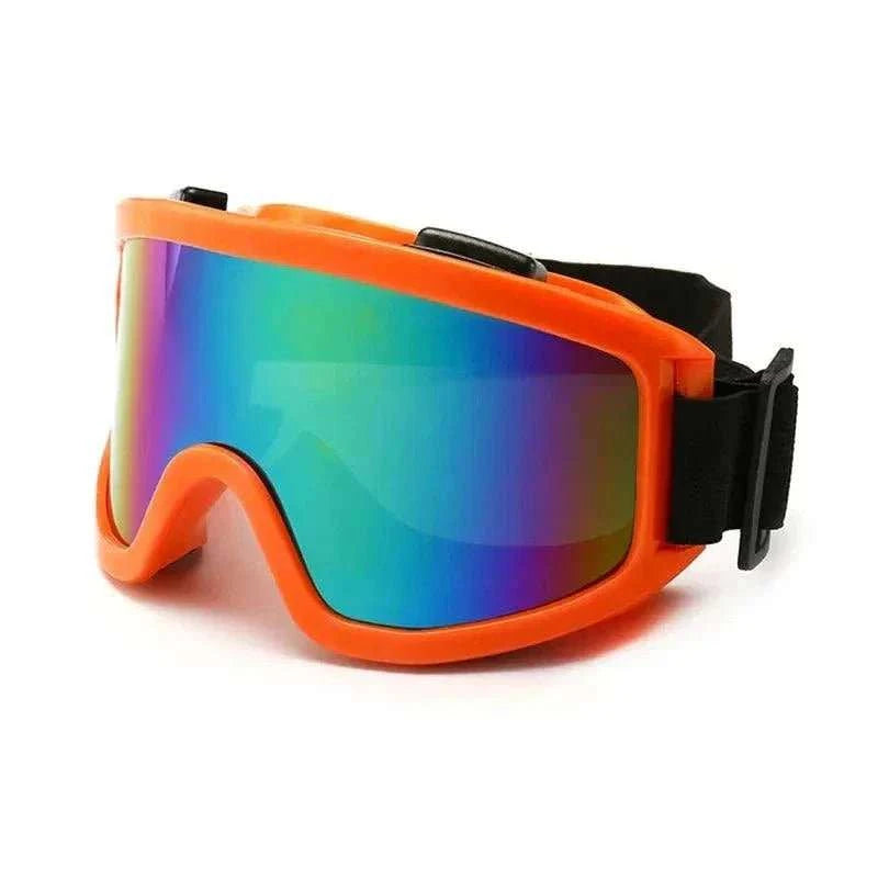 Windproof protective glasses for motorcycles and outdoor sports with durable frame and elastic strap