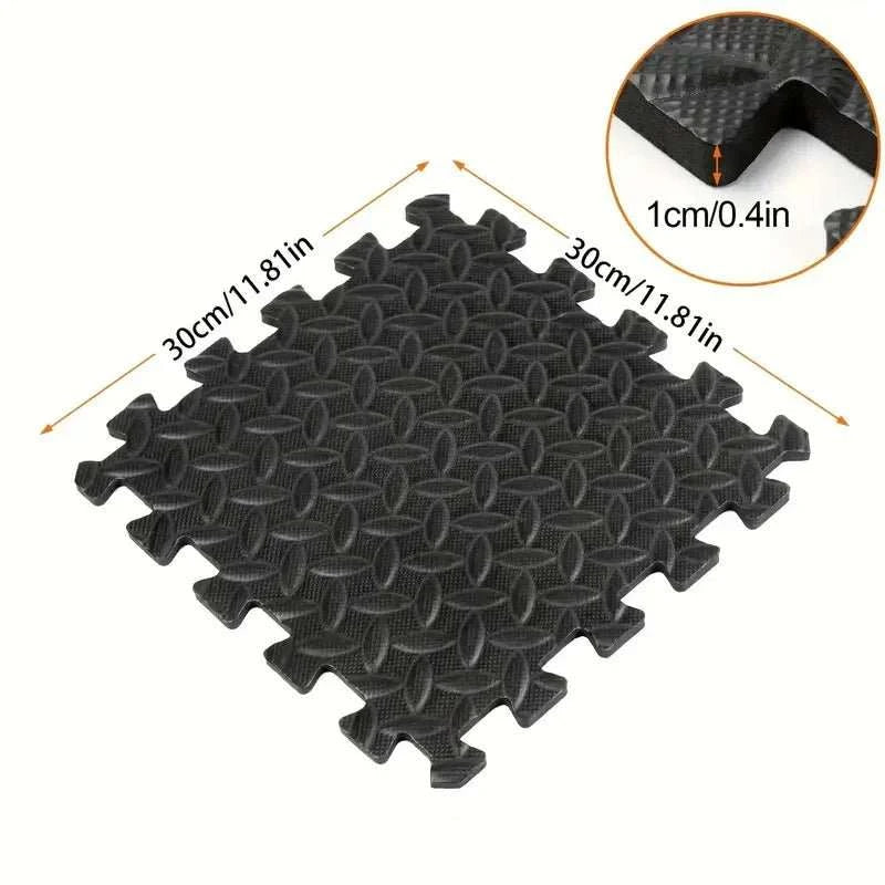 Puzzle Fitness Mat 20 piece double sided interlocking EVA foam workout floor tiles