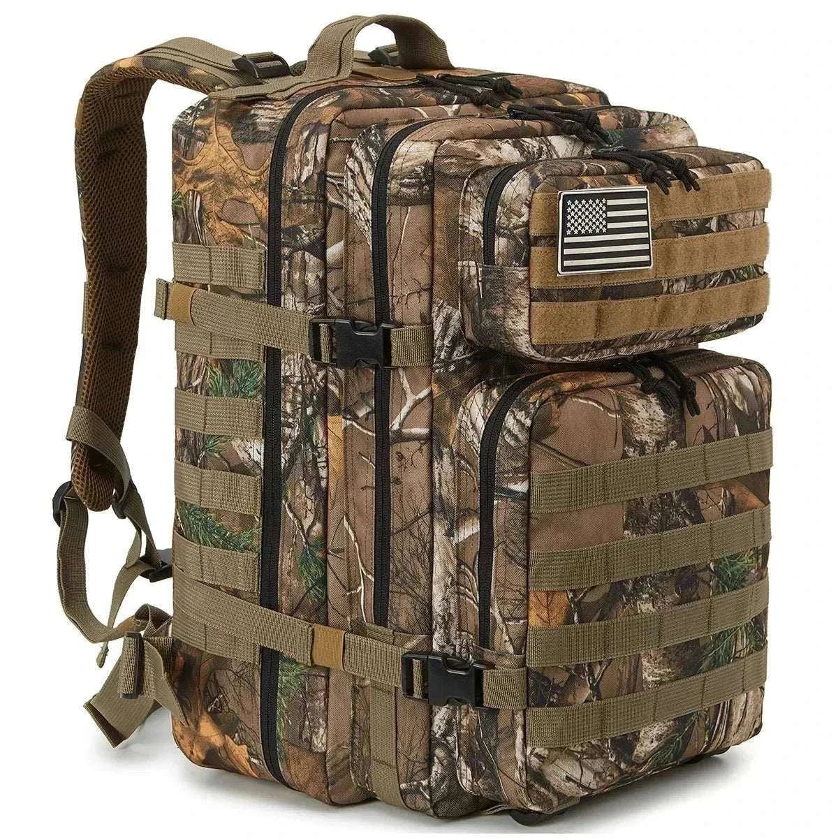tactical backpack outdoor hiking durable rucksack with multiple compartments and comfortable straps
