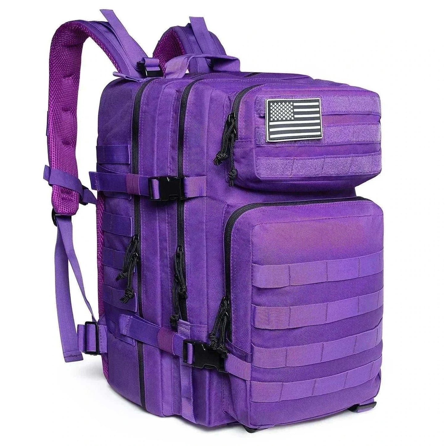 durable tactical backpack outdoor rucksack with multiple compartments and comfortable carry for hiking