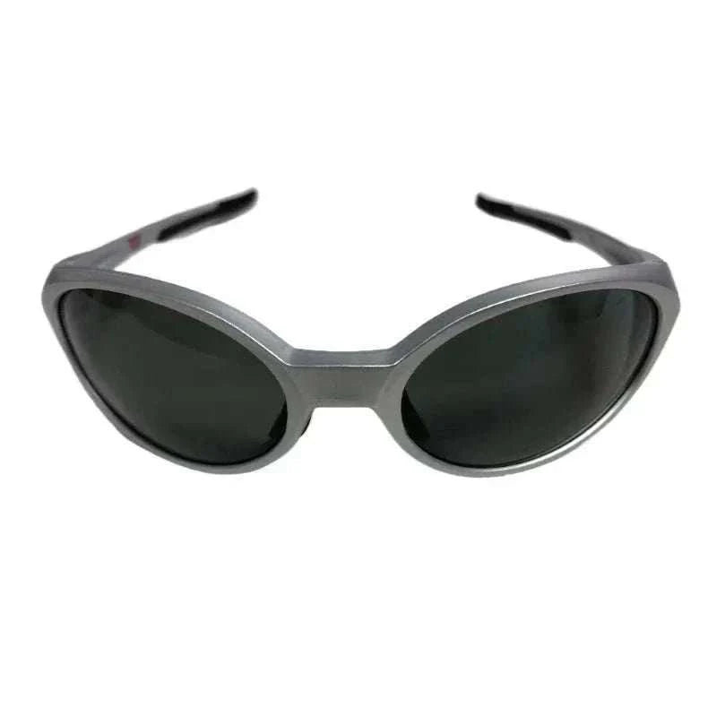 Oval outdoor sports sunglasses with UV protection and lightweight TR-90 frame for cycling and active adventures