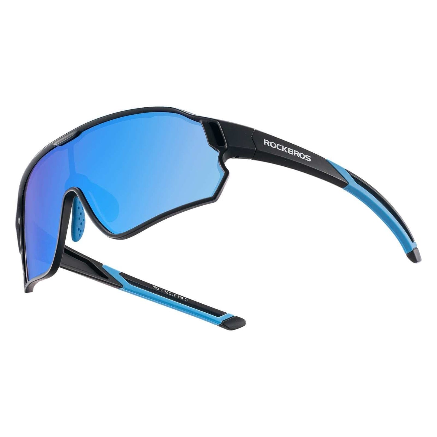ROCKBROS Kids polarized cycling sunglasses with UV400 protection for ages 8-14, lightweight and durable for outdoor sports