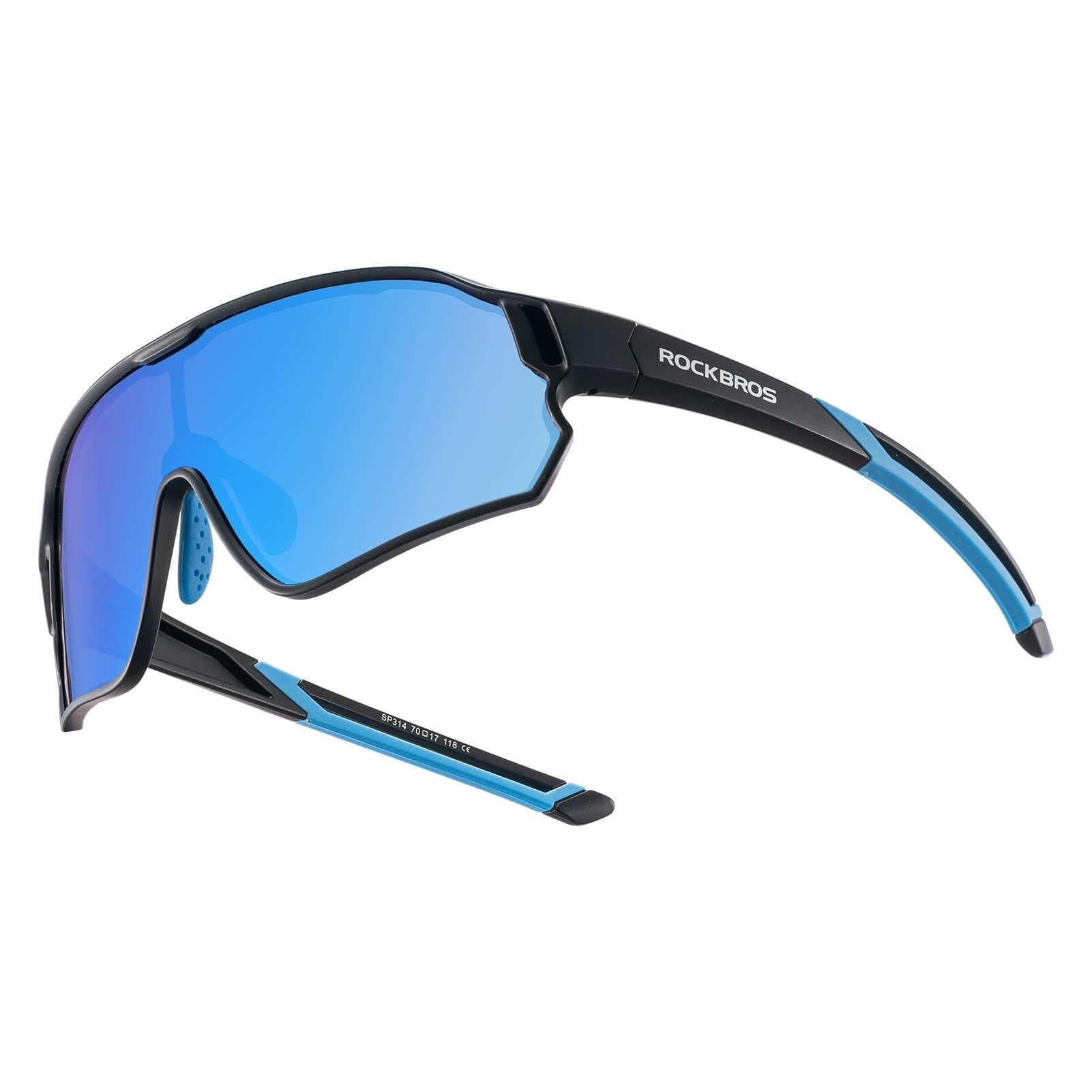 ROCKBROS Kids polarized cycling sunglasses with UV400 protection for ages 8-14, lightweight and durable for outdoor sports