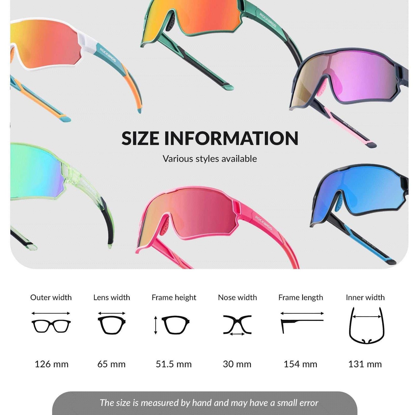 ROCKBROS Kids Polarized Sunglasses UV400 for ages 8-14 with lightweight, durable TR90 frame and glare-cutting lenses