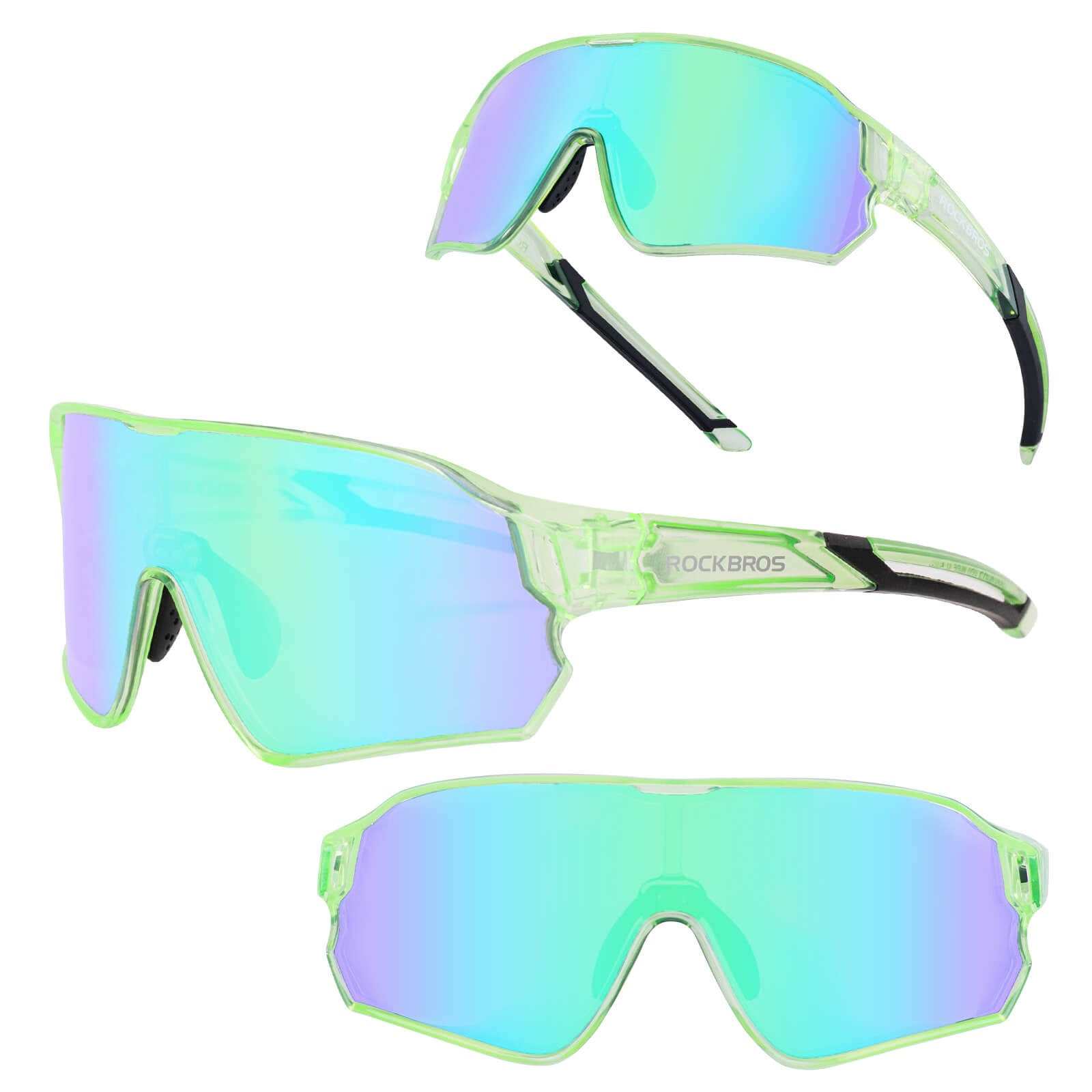 ROCKBROS Kids Polarized Sunglasses with UV400 protection for ages 8-14, lightweight and durable cycling sunglasses
