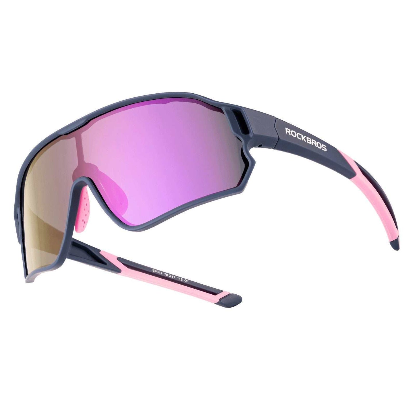 ROCKBROS Kids Polarized Cycling Sunglasses UV400 for ages 8-14 in multiple colors, lightweight and durable with polarized lenses and non-slip fit