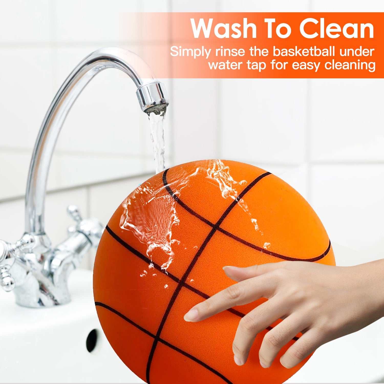 Silent Foam Basketball High Density Low Noise Indoor Training Ball - Mach Z Country LLC