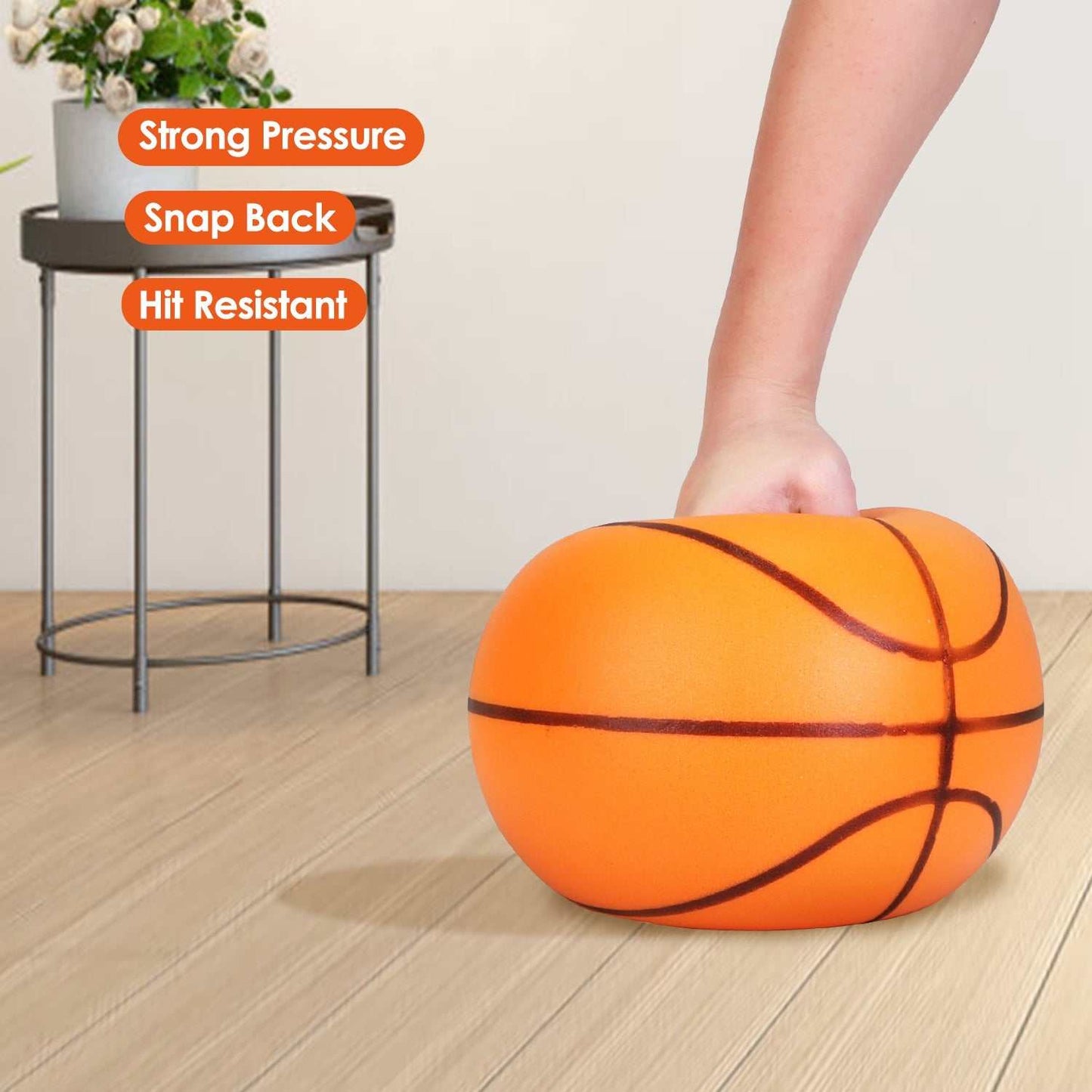 Silent Foam Basketball High Density Low Noise Indoor Training Ball - Mach Z Country LLC