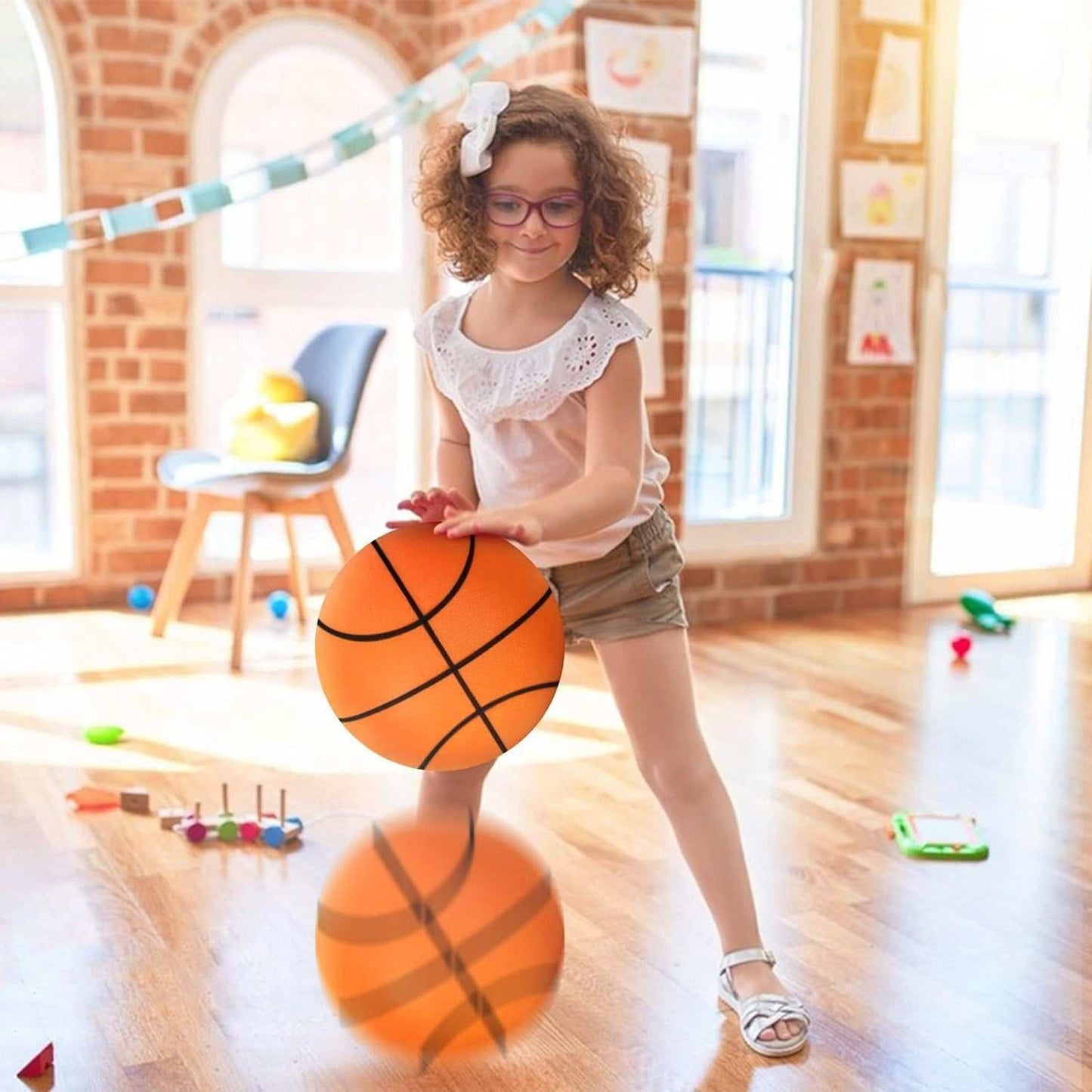 Silent Foam Basketball High Density Low Noise Indoor Training Ball - Mach Z Country LLC