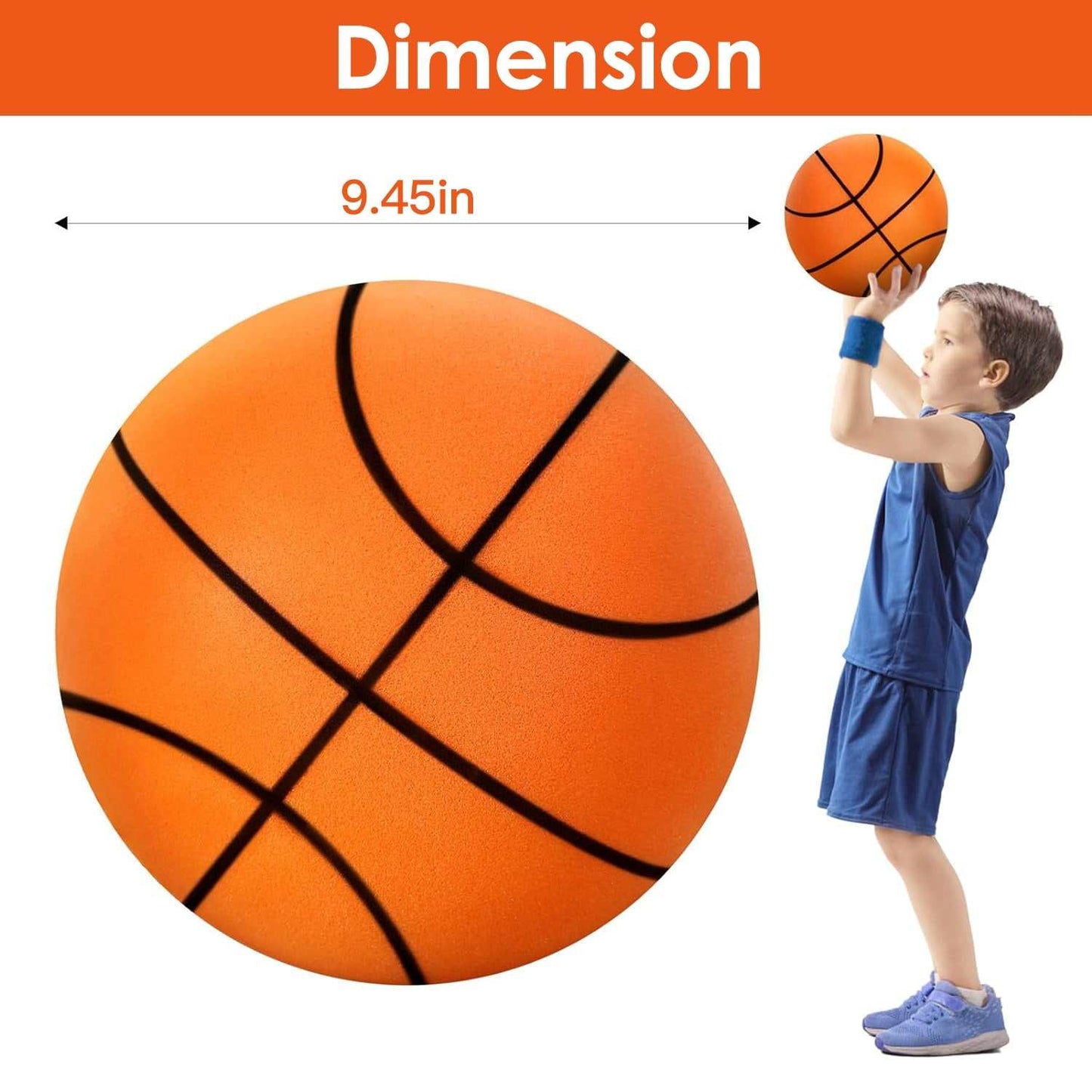Silent Foam Basketball High Density Low Noise Indoor Training Ball - Mach Z Country LLC