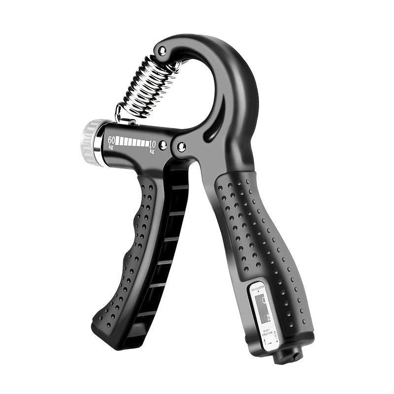 Hand Grip Strength Trainer carbon fiber gripper with adjustable resistance and built-in counter